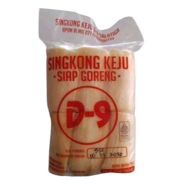 Singkong Keju D9 Siap Goreng 700Gr Frozen Food Salatiga