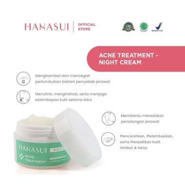 Hanasui Acne Treatment Night Cream & Day Cream Night Cream