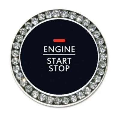 PREMIUM DAD RING DIAMOND ENGINE START BUTTON/Full Diamond Cover RingTombol Start Stop Engine DAD/DIA