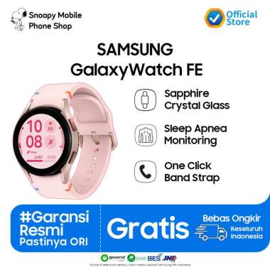 Samsung Galaxy Watch FE Bluetooth 40mm - GARANSI RESMI SAMSUNG Pink Gold