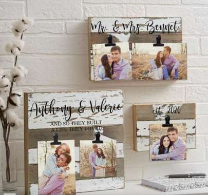 Papan Kayu Bingkai Foto Kayu Frame Foto Kayu + Quotes 816-268