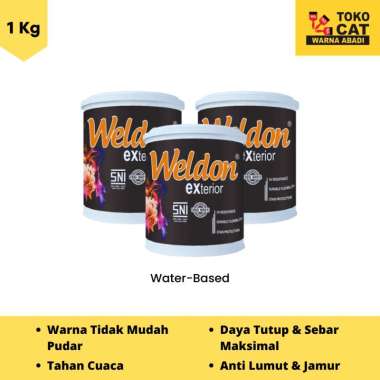CAT TEMBOK WELDON EKSTERIOR 1 KG - DINDING LUAR