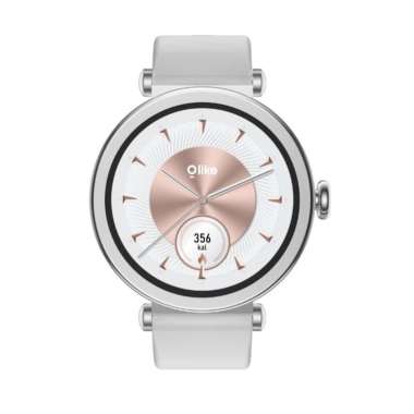 JAM TANGAN OLIKE SMARTWATCH WANITA FL01 ZINC ALLOY SILVER FL01 JAM TANGAN DIGITAL WANITA JAM DIGITAL