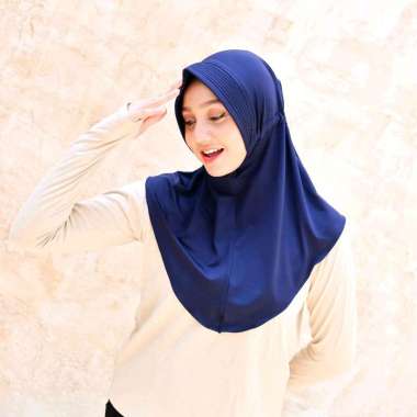 PUSSAT Lavanya Hijab Bergo Serut Spandex Jersey Jilbab Serut Jokowi Hijab Serut Adiba Hijab Sport Hi