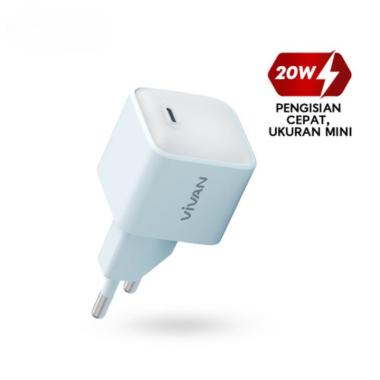 Vivan Power Ice 20 Charger Mini Fast Charging 20W PD Type C