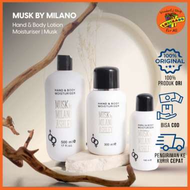 MUSK BY MILANO ASHLEY Hand & Body Lotion Moisturiser 500 ml