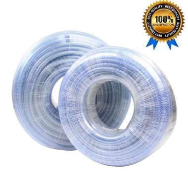 SELANG AIR 3/4 INCH PERMETER / SELANG AIR SERAT BENANG TRANSPARANT / SELANG AIR TAMAN TERLARIS COD