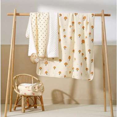 Carterlove Blanket Bamboo Cotton Bubble - Selimut Carter Love Lembut Baby Bear
