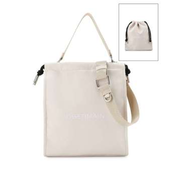 Obermain Audrey Nylon Sling Bag M Wanita Beige