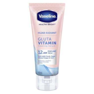 VASELINE HEALTHY BRIGHT GLUTA VITAMIN BODY SERUM 180ML HIJAB RADIANT