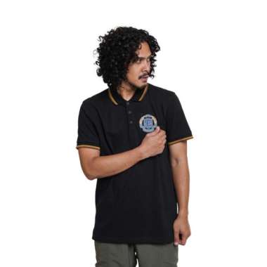 KAOS EIGER ORIGINAL X-BIALOWIEZA POLO SHIRT SS Black L