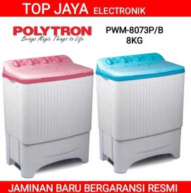 MESIN CUCI POLYTRON 8KG 2 TABUNG BARU BERGARANSI RESMI PLASTIK WRAPP