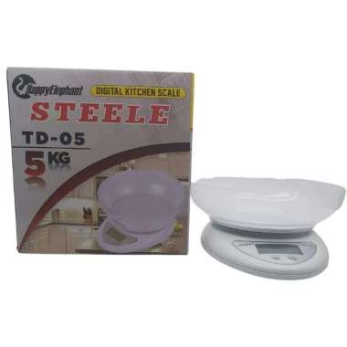 Timbangan Digital Steele Electronic Kitchen Scale 5 Kg / Timbangan Dapur