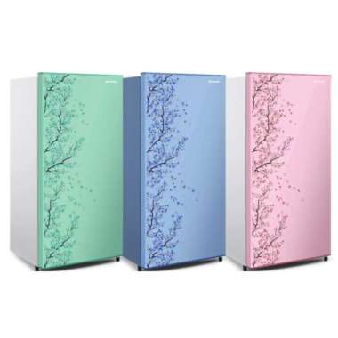 KULKAS 1 PINTU SHARP SJ N162 SJN 162 D PINK GARANSI