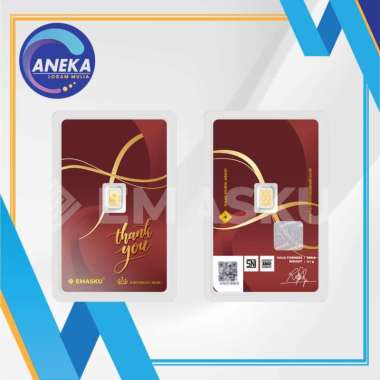 LOGAM MULIA MICRO GOLD EMASKU 0.1GRAM THANK YOU SERIES