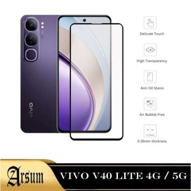 Tempered Glass Layar VIVO V40 LITE 4G / 5G pelindung Layar Depan Smartphone