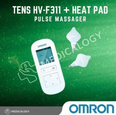 Omron TENS HV-F311 Pulse Massager Alat Pijat Terapi Elektrik Heat Pad