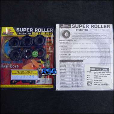 SUPER ROLLER BRT VARIO 125 / 150 SPIN SKYWAVE SKYDRIVE 19 GRAM 6 PCS