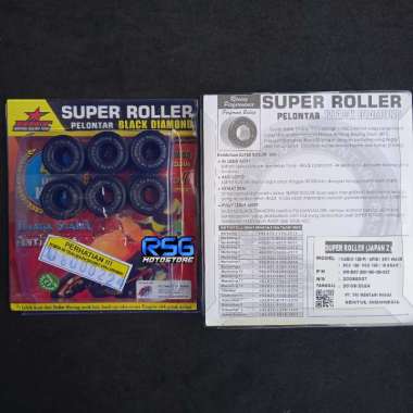 SUPER ROLLER BRT VARIO 125 / 150 SPIN SKYWAVE SKYDRIVE 18 GRAM 6 PCS