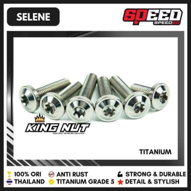 Baut Cover Hitam Lampu Honda Dax ST 125 Monkey 125 Baut Titanium Grade 5 Probolt Thailand King Nut S