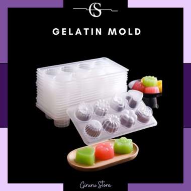 Cetakan Puding Jelly Tart PP Food Grade Motif Lucu Tahan Panas / Cetakan Jelly Flora / Cetakan Cokla
