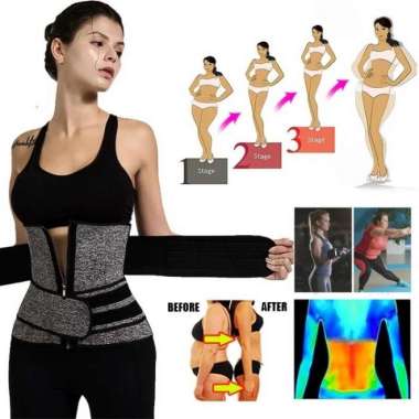 double belt waist trainer