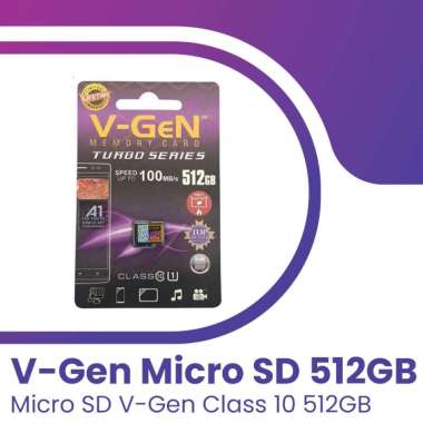 V-GEN MICRO SD 512GB MEMORY CARD CLASS 10