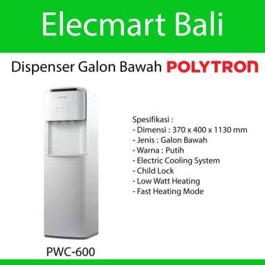 Dispenser Galon Bawah Polytron PWC-600
