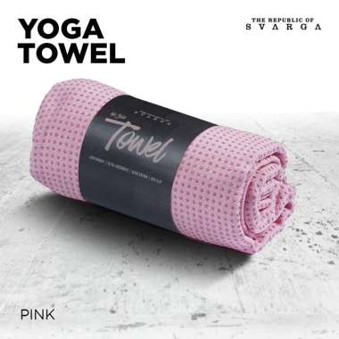The Republic of Svarga Yoga Mat Towel with Bag Anti Slip, Anti Bacterial by The Republic of Svarga Y