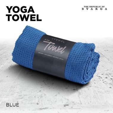 The Republic of Svarga Yoga Mat Towel with Bag Anti Slip, Anti Bacterial by The Republic of Svarga Y
