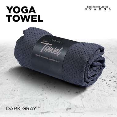 The Republic of Svarga Yoga Mat Towel with Bag Anti Slip, Anti Bacterial by The Republic of Svarga Y