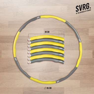 SVRG Adjustable Hoola Hoops – Hula Hoop Anak & Dewasa - Hulahup Yellow