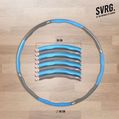 SVRG Adjustable Hoola Hoops – Hula Hoop Anak & Dewasa - Hulahup Blue