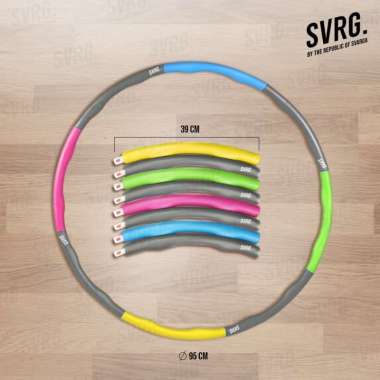 SVRG Adjustable Hoola Hoops – Hula Hoop Anak & Dewasa - Hulahup Rainbow