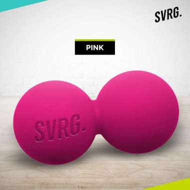 The Republic of Svarga Massage Ball / Therapy Ball Peanut Svarga | Yoga Ball | Trigger Point Pink