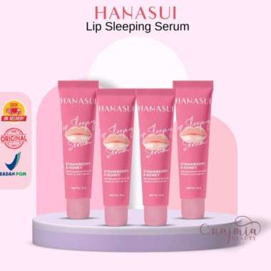 Hanasui Lip Sleeping Serum Bibir strwbry + honey
