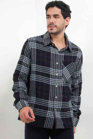 Cardinal Kemeja Jaket Lengan Panjang Pria C0035J02H Navy M