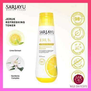 Toner Sari Ayu Refreshing Pembersih Wajah Dari Debu Kotoran Jeruk Toner