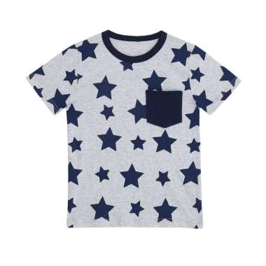 TORIO Basic Tee Super Star - Atasan Anak - Kaos Anak Laki-laki 11-12 tahun