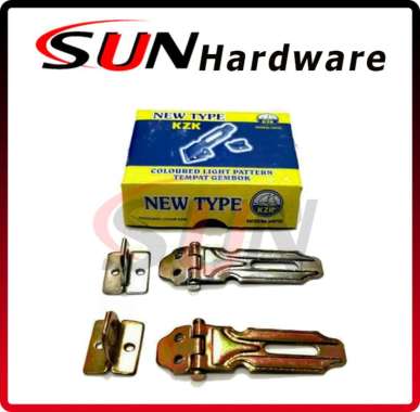 Overpal gembok KZK no 3 4 5 Tempat Cantolan Sangkutan Gembok Kecil Tipis Kotak Kandang no.3 = 8 cm