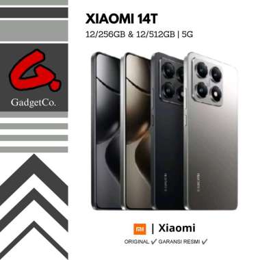 Xiaomi 14t 5G 12/256GB | 12/512GB Garansi Resmi 256GB Titan Black