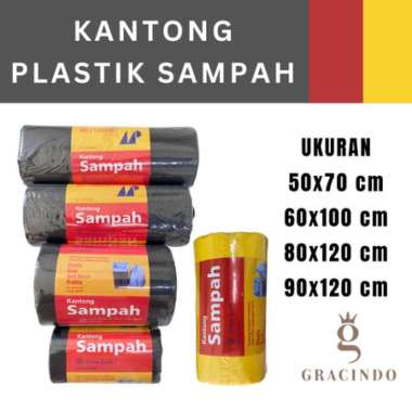 plastik sampah rol 50x70