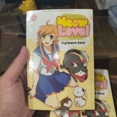 KOMIK MEOW LOVE SET OF 2 SEGEL