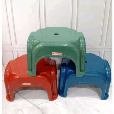 BANGKU JONGKOK BANGKU PLASTIK DINGKLIK KECIL DINGKLIK PLASTIK DINGKLIK PLASTIK TEBAL MERAH