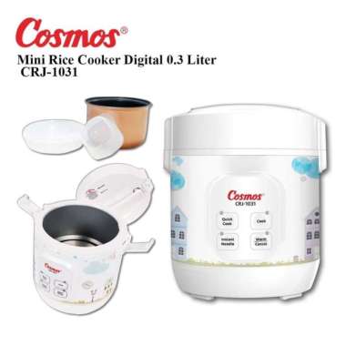 Cosmos Digital Rice Cooker Mini 4 in 1 CRJ1031 / CRJ-1031 Kapasitas 0,3 L