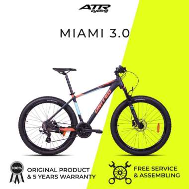 Sepeda UNITED MTB 27,5-24 U MIAMI 3.00 (M) (20.1) BK-ORBL