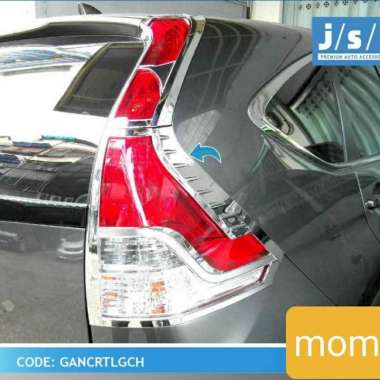 JSL Garnish Lampu Stoplamp Belakang Chrome CRV 2012-2014 / Gen 4