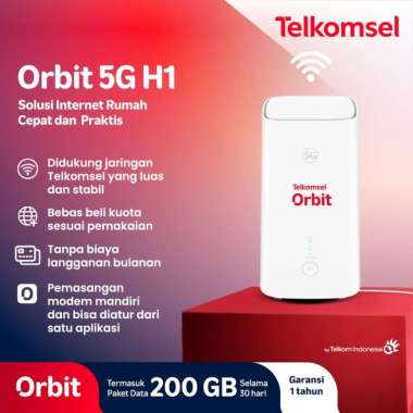 Modem Orbit 5G H1 Modem WiFi 5G High Speed Free Kuota 200GB
