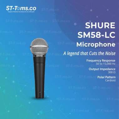 Shure SM58-LC Dynamic Vocal Microphone