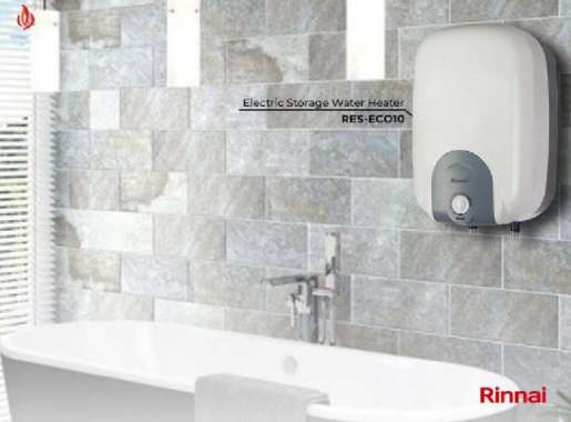 Pemanas air/ Water Heater listrik merk Rinnai 10 liter